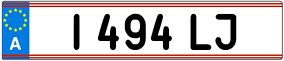 Truck License Plate